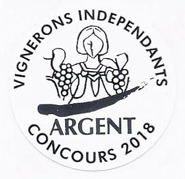 Concours des Vignerons indépendants 2018 : Médaille d’argent